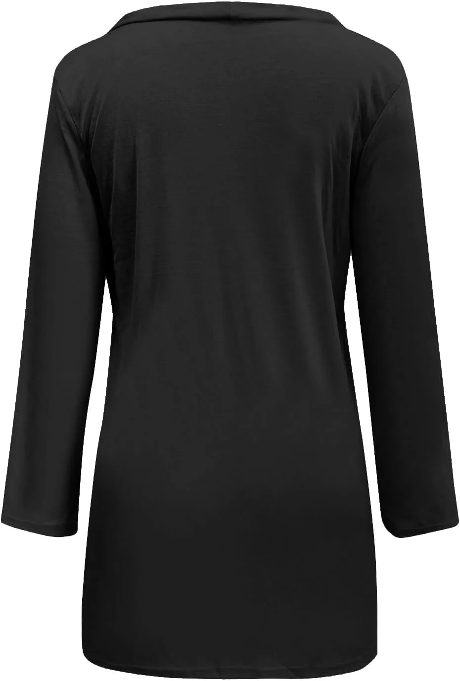 Women's Cardigans, Casual Button Down Open Front Lightweight Cardigan Holiday Solid Long Sleeve Jackets with Pocket