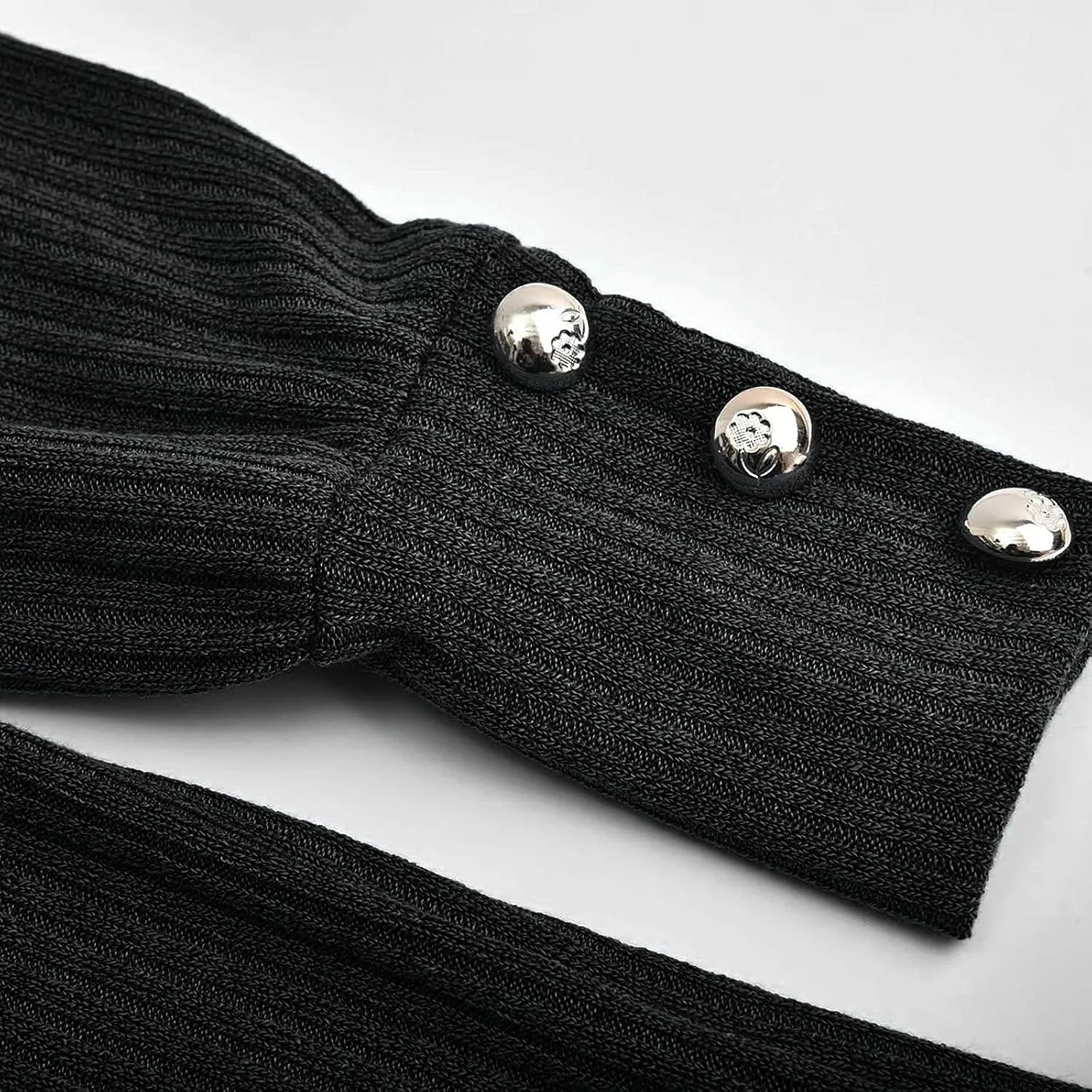 Womens Knitted Sweaters Long Sleeve Casual Tops Solid Color Sweaters Winter Fashion Tops Loose Fitting Tops Blouse
