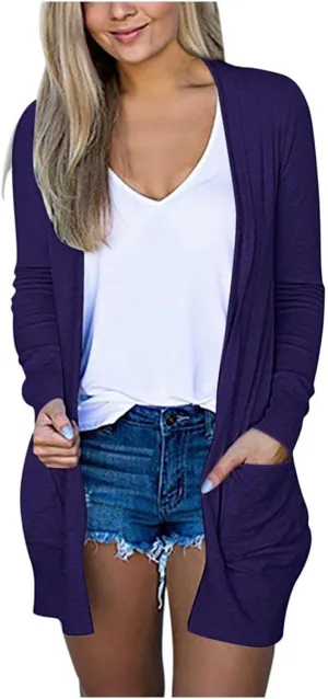 Women's Long Sleeve Cardigan Dressy 2025 Mid-Length Casual Shirt Floral Print Fashion Tshirt Trendy Coat with Pocket