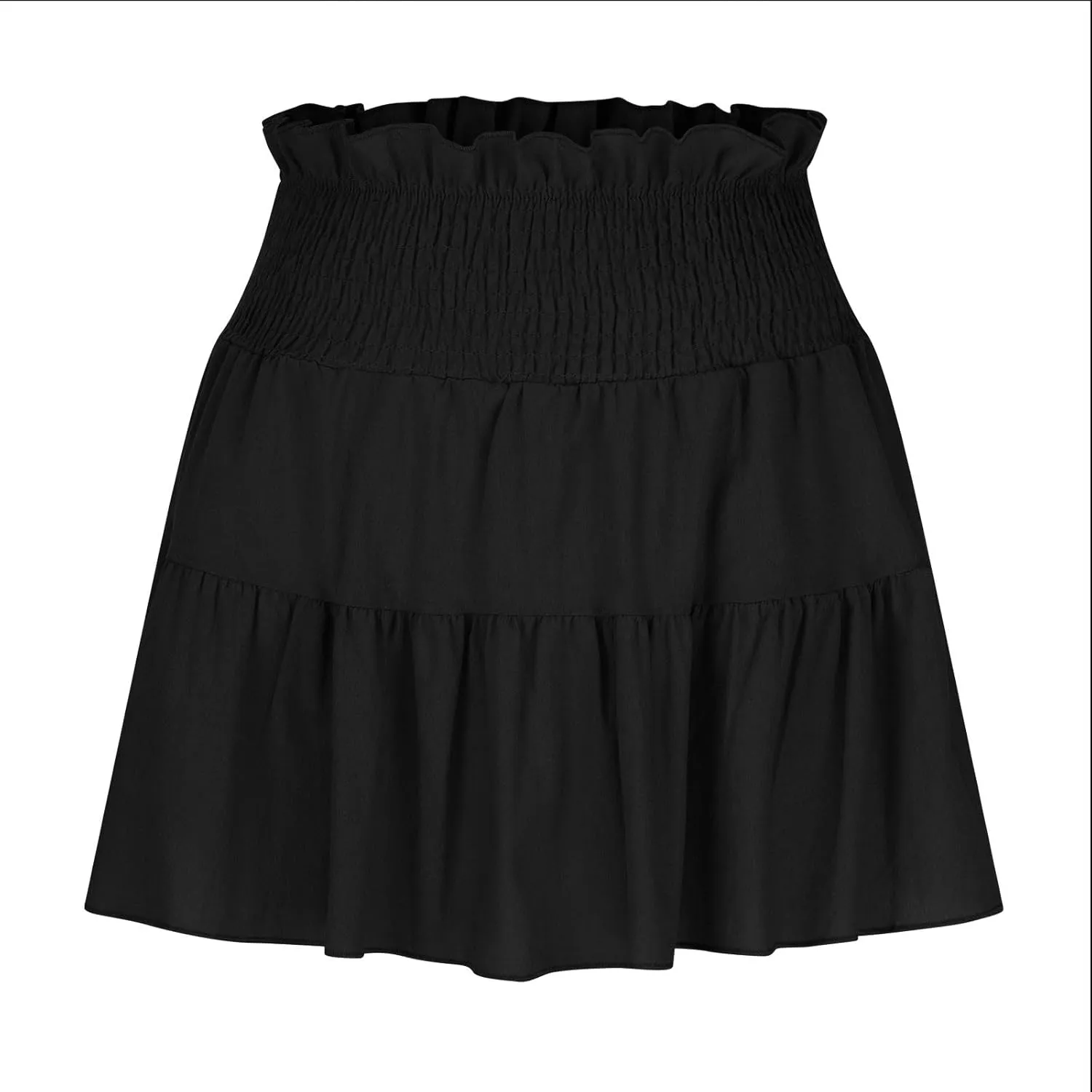 Women's Mini Skirts High Waist Ruffle Skirts A Line Boho Skirts Casual Pleated Skirts Trendy Summer Short Skirts