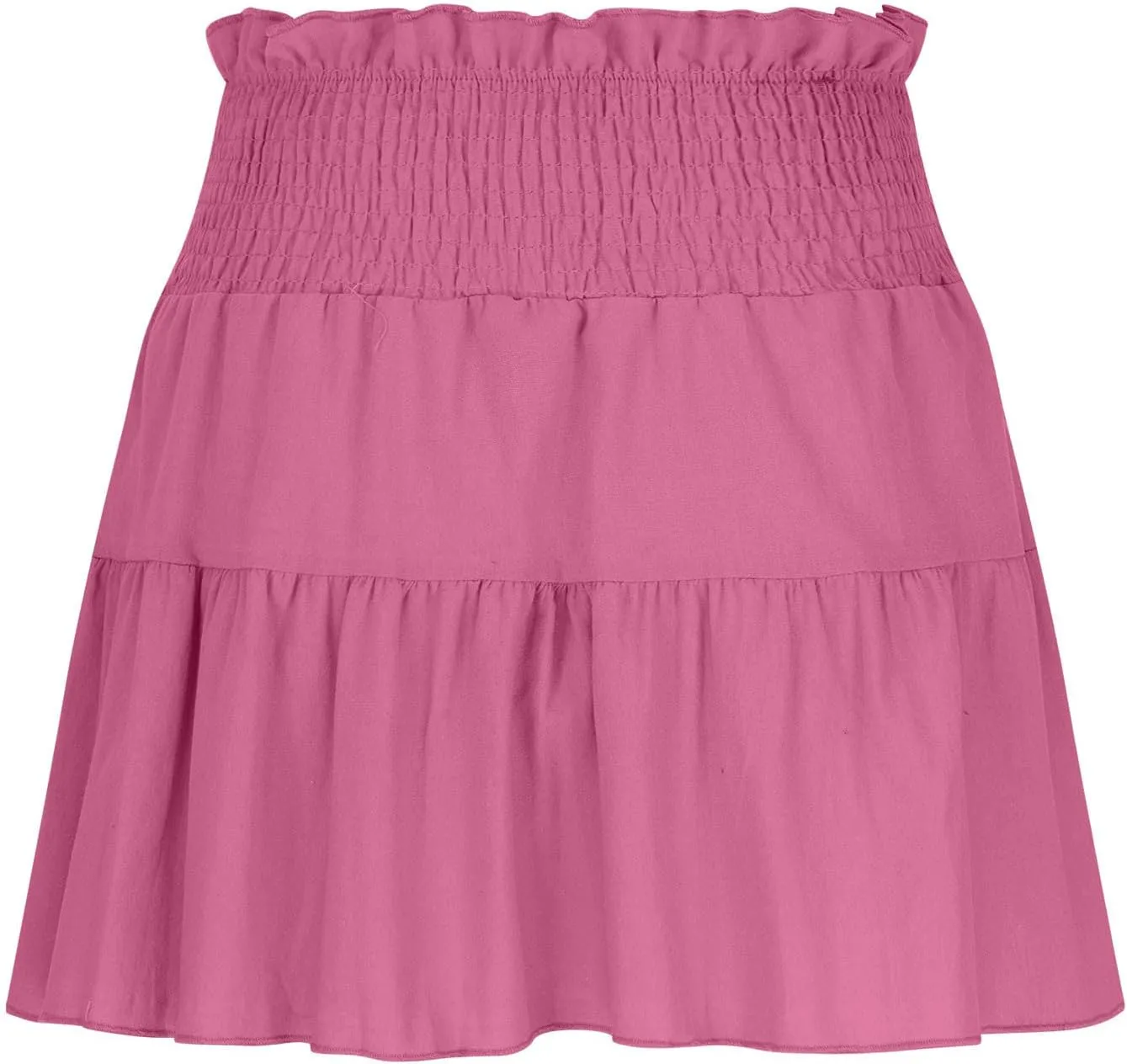 Women's Mini Skirts High Waist Ruffle Skirts A Line Boho Skirts Casual Pleated Skirts Trendy Summer Short Skirts