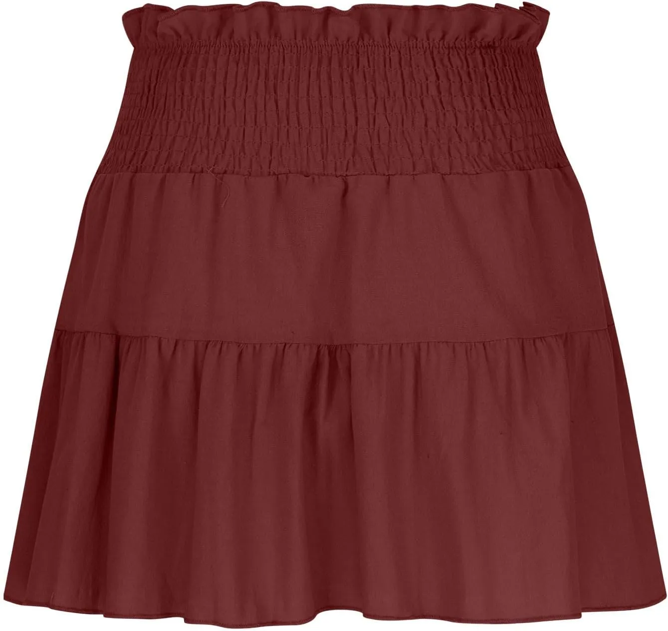 Women's Mini Skirts High Waist Ruffle Skirts A Line Boho Skirts Casual Pleated Skirts Trendy Summer Short Skirts