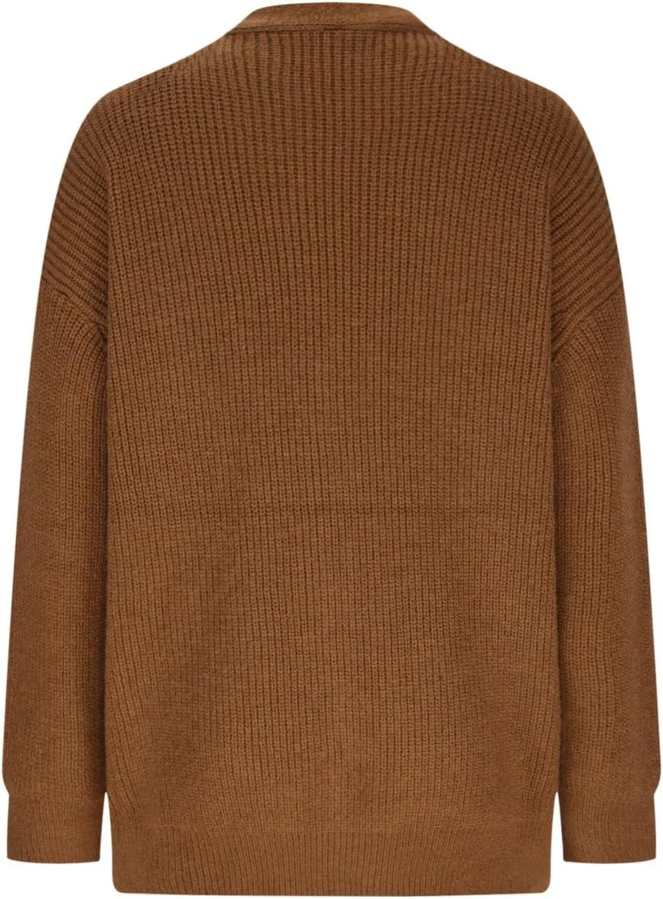 Women's Oversized Cardigan 2023 Button Down Open Front V Neck Solid Cardigans Chunky Knit Loose Casual Dropped Sweaters