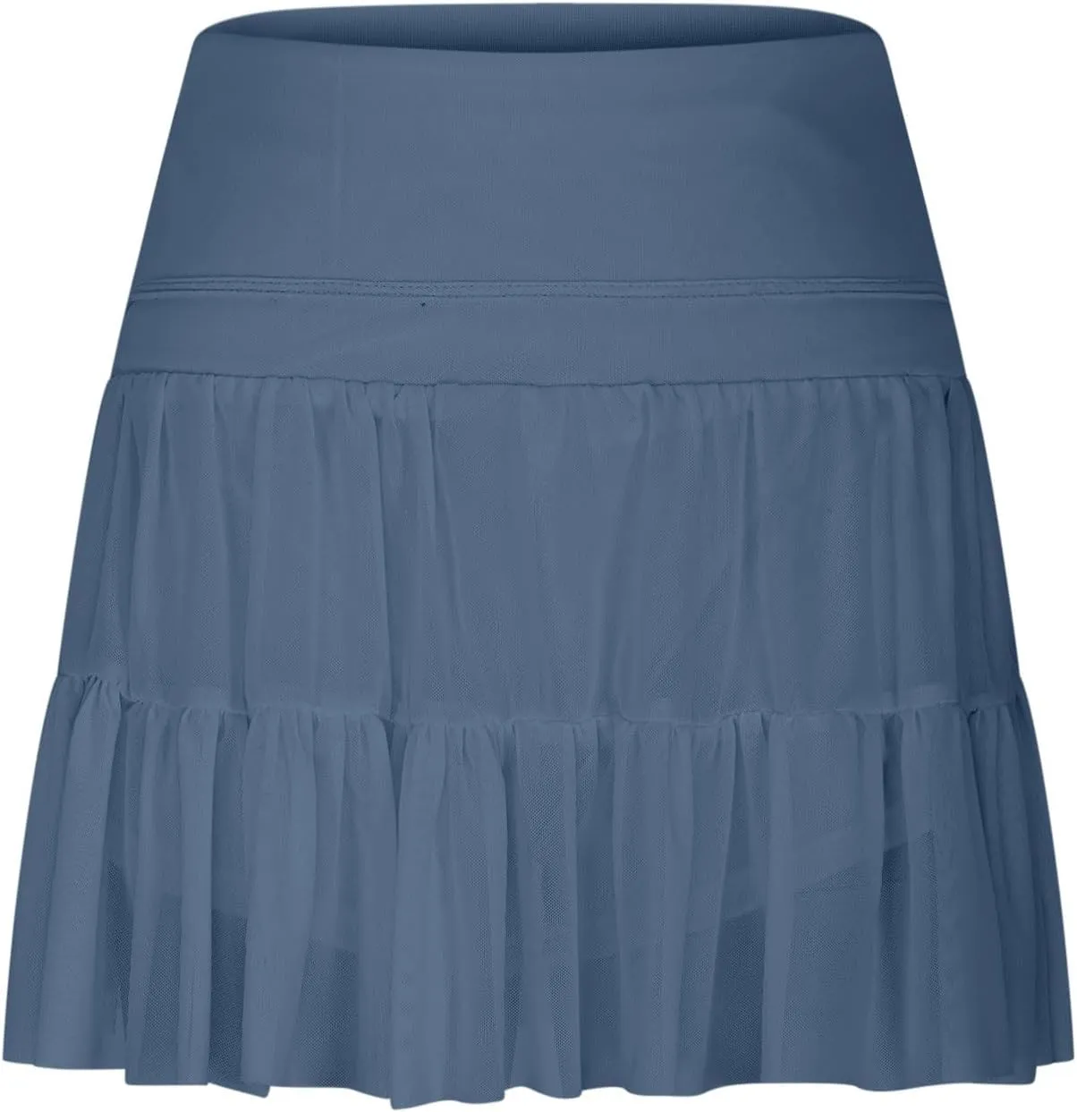 Womens Pleated Skirts High Waist Flowy Skirts Summer Mini Skrits Casual Ruffle Skirts A Line Beach Vacation Skirts