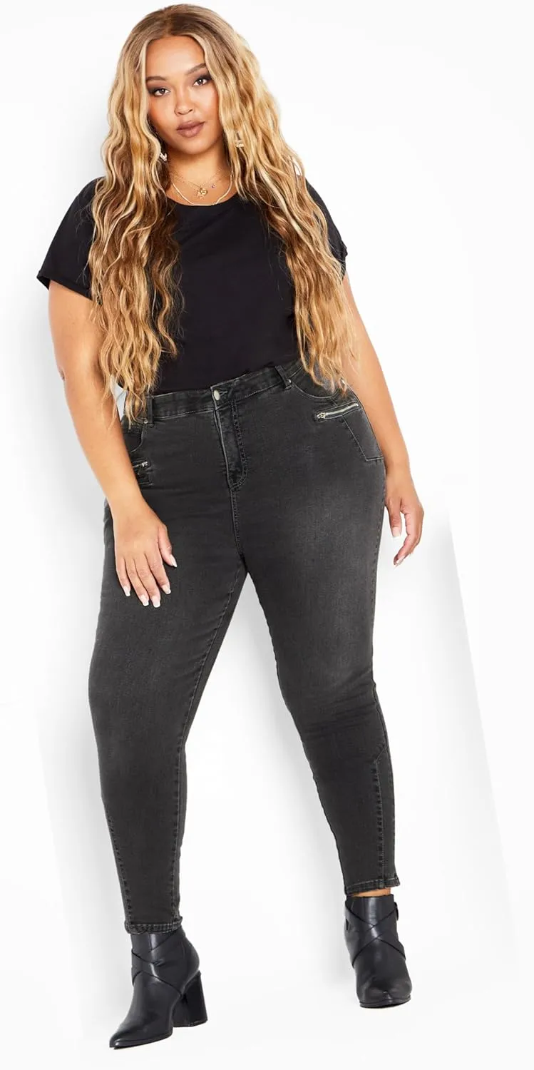Women's Plus Size Jean-Wild Beauty