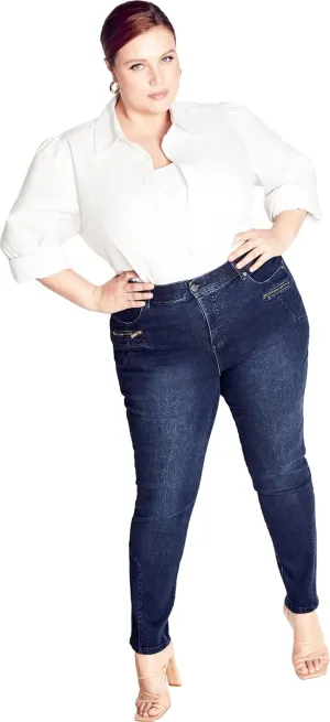 Women's Plus Size Jean-Wild Beauty