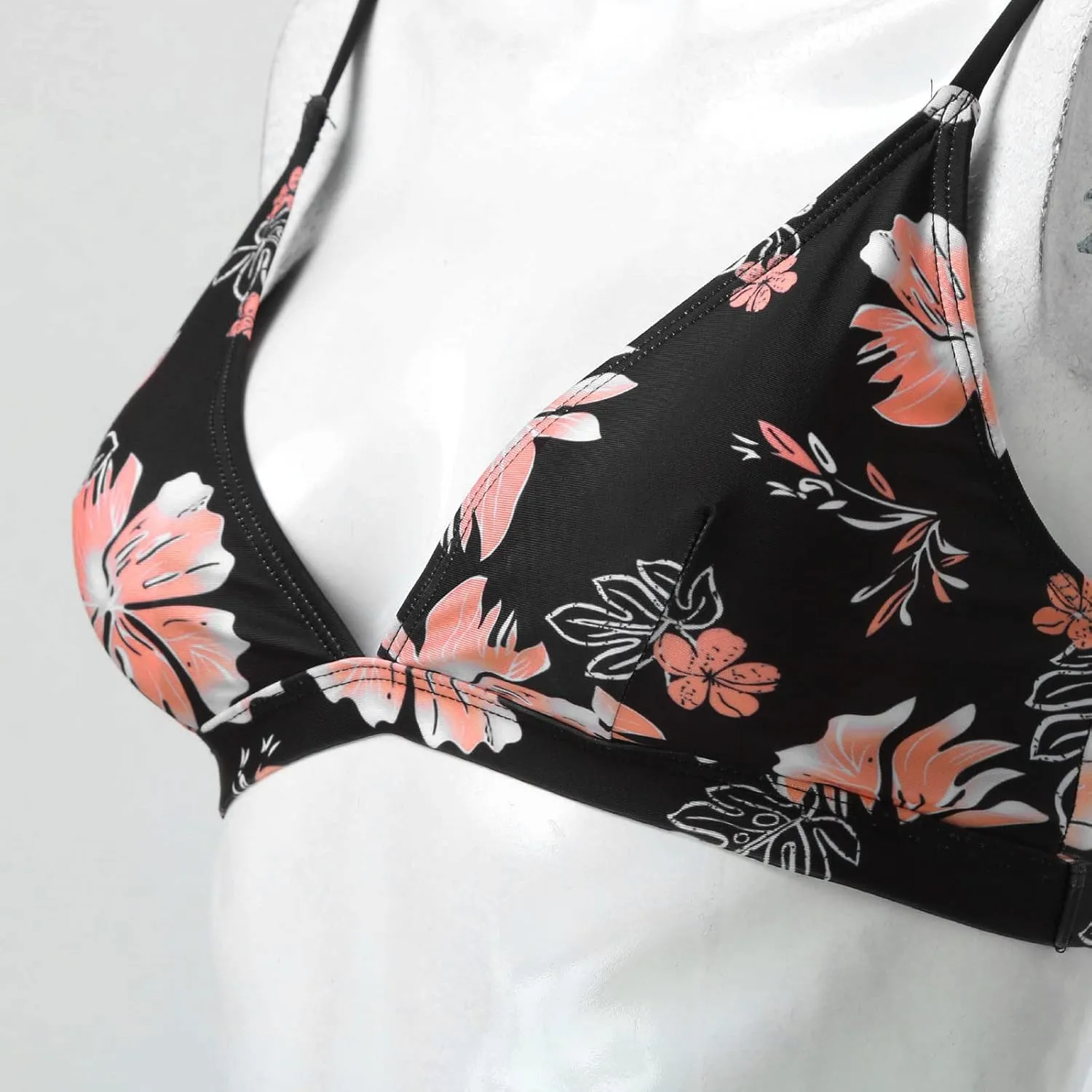 Women's Summer Sexy Bikini Sets Push Up Tie Back Bra with Boyshorts Swim Suits Summer Beach Swimwear