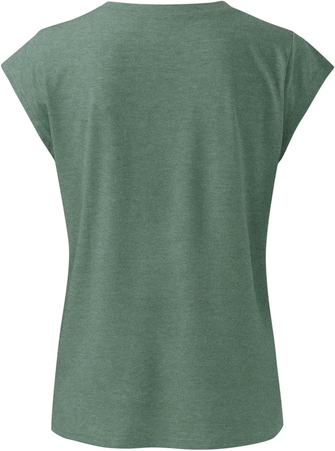 Women's Summer Tops 2025 Trendy Plus Size Cap Sleeve T Shirts Loose Fit Tank Top V Neck Solid Casual Tunic Blouse