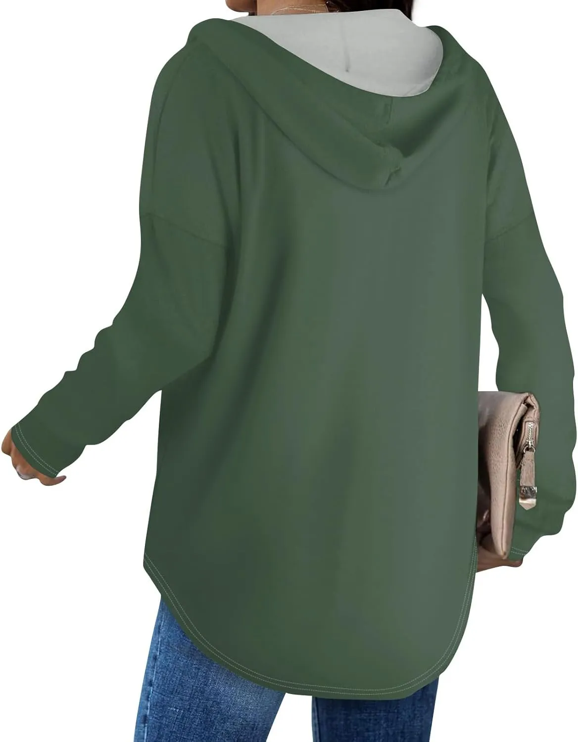 Womens Sweatshirt 2025 Womens Fashion Tops Hoodies for Women Pullover Oversized Sweatshirts Long SLeeve Shirts