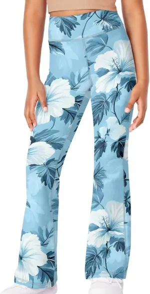 Yoga Pants Girls 5-14t Stylish Bell Bottoms for Girls Flare Leggings